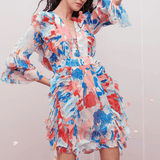 Summer of Love Frilled Mini Dress