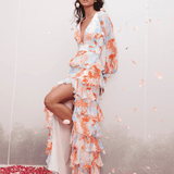 Ivory Tiered Maxi Dress