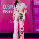 Wage Motif Pant Suit Set