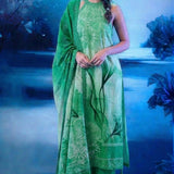 Twilight Halter Neck Kurta Set With Ombre Dupatta