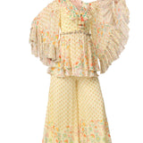 Lemon Iznik Printed Sharara Set