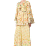 Lemon Iznik Printed Sharara Set