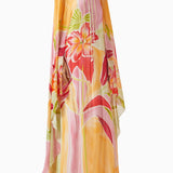 Monet Printed Cape Dress