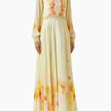 Embellished Maxi Dress In Chiffon