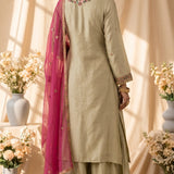 Sage Whisper Palazzo Kurta Set