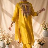 Mustard Yellow Kurta Set