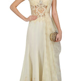 Ivory Illusion Gown