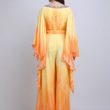 Coral ombre haze jumpsuit
