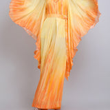 Coral ombre haze jumpsuit