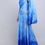 Azure Cape Drape Dress