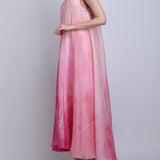 Blush Floral Placement Dress