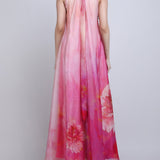 Blush Floral Placement Dress