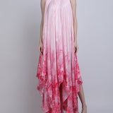 Blush Asymmetric High low Dress