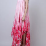 Blush Asymmetric High low Dress
