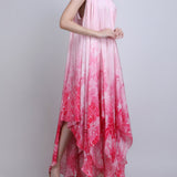Blush Asymmetric High low Dress