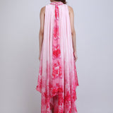 Blush Asymmetric High low Dress