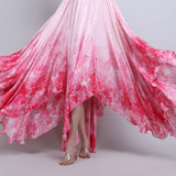 Blush Asymmetric High low Dress