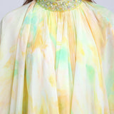 Pastel Cascade Layered Dress