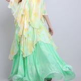 Pastel Cascade Layered Dress