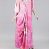 Blush ombre Drape Kaftan Dress
