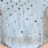 Ice Blue layred dress