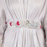 Ivory Palm Drift Kaftan
