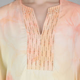 Peach Tulip Printed Co-ord Set