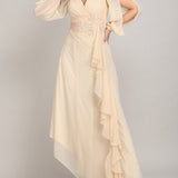 Ivory Cascade Gown