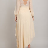 Ivory Cascade Gown
