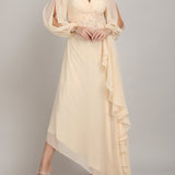 Ivory Cascade Gown