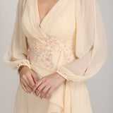 Ivory Cascade Gown