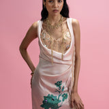 Chantilly Corset Bustier & Placement Print Dress
