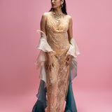 Chantilly Bikini with Embroidered Dress and Organza Cascade