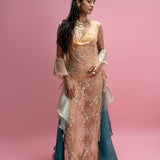 Chantilly Bikini with Embroidered Dress and Organza Cascade