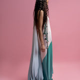 Green Montage Flow Maxi Dress