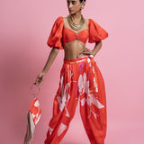 Coral Bloom Structured Co-ord set