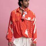 Placement Print Bomber & Relaxed Trousers Set