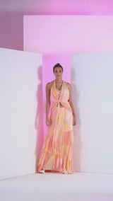 Ocean Dome Foil Printed Co-ords Maxi Set