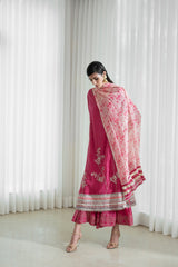 Kurta And Sharara Paired Printed Dupatta