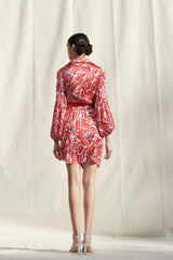 Drape Short Dress