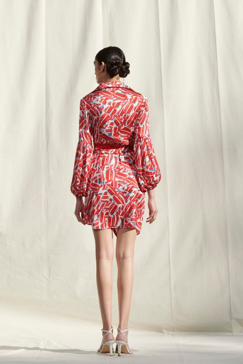 Drape Short Dress
