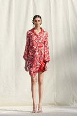 Drape Short Dress