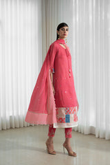 Straight Kurta Paired With Pants And Dupatta