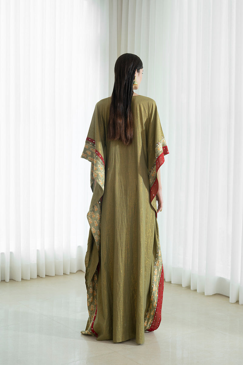 Self Shine Solid Kaftan