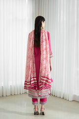 Kurta And Pants Paired Printed Dupatta