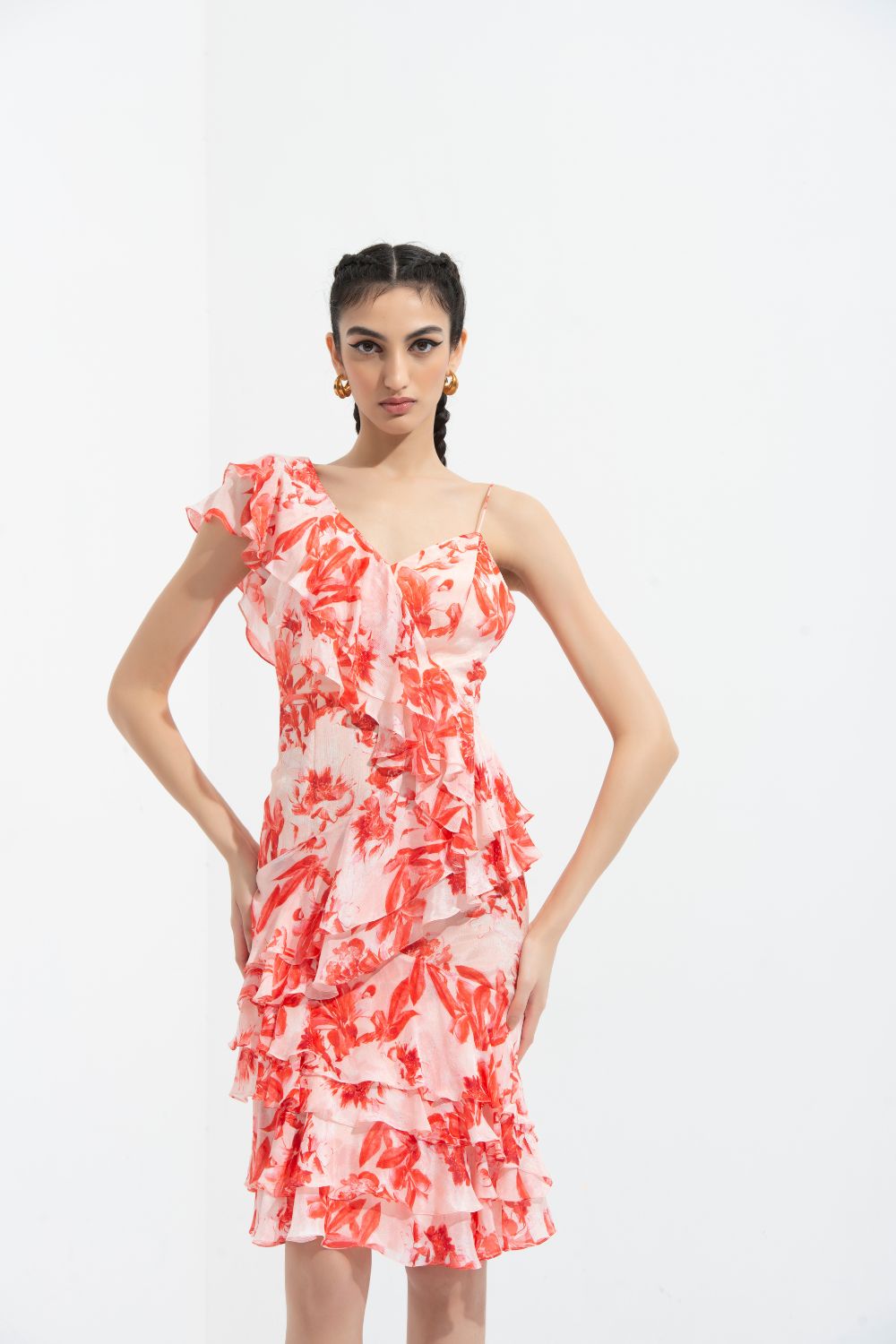 Mirrai Printed Dress