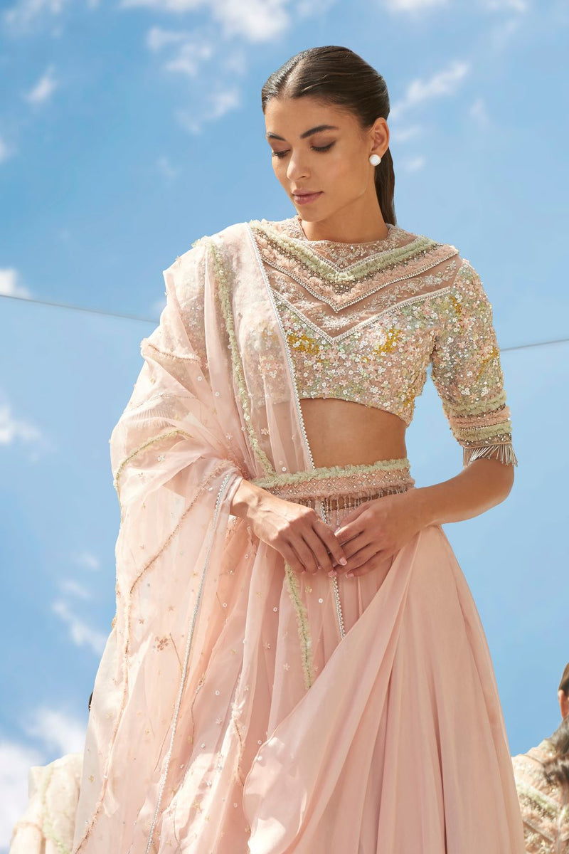 Valley Of Flower Skirt Set
