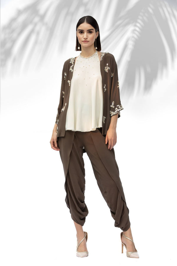 Moss Green Kimono Set