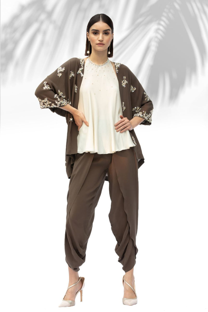 Moss Green Kimono Set