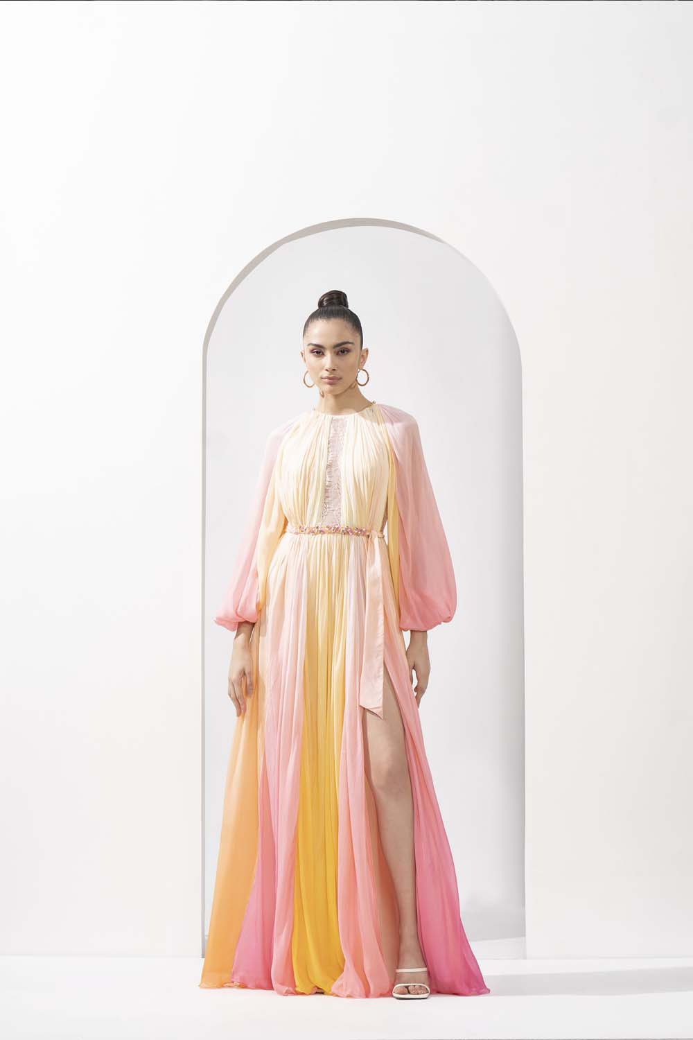 Multicolor hotsell chiffon dress